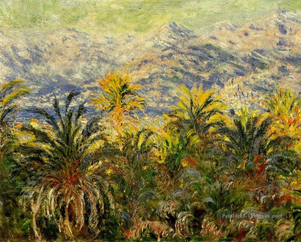 Palmiers à Bordighera Claude Monet Peintures à l'huile